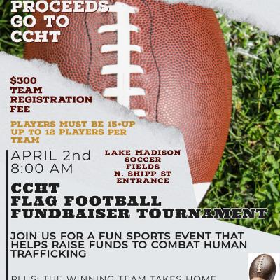 Coming in April '22--Flag Football Fundraiser!