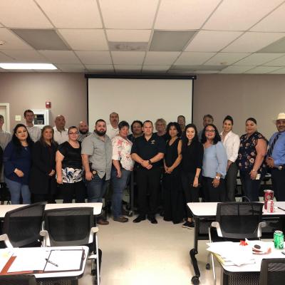 CCHT and other members of the Rio Grande Valley Anti-Human Trafficking Task Force in San Benito, Tx